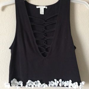Black Crop Top